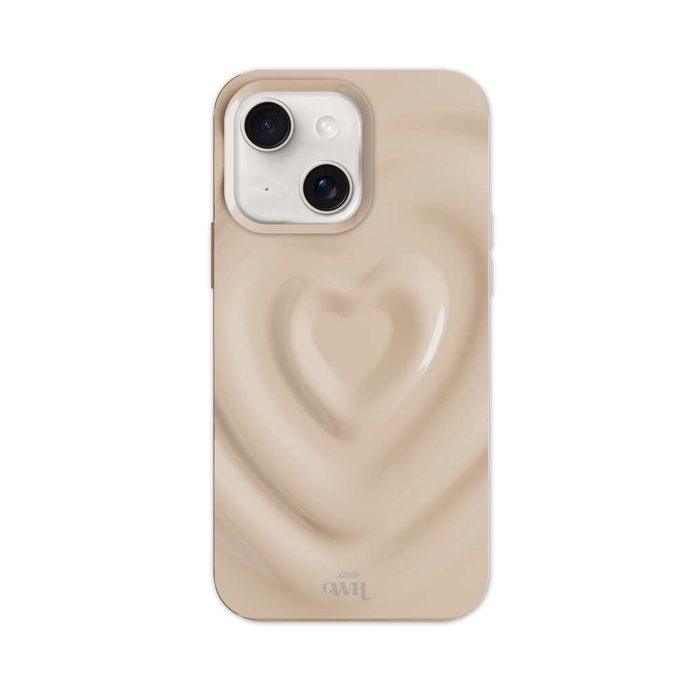 xoxo Wildhearts xoxo Wildhearts Biggest Love Creme - iPhone 13 Hülle xoxo Wildhearts xoxo Wildhearts Biggest Love Creme - iPhone 13 Hülle