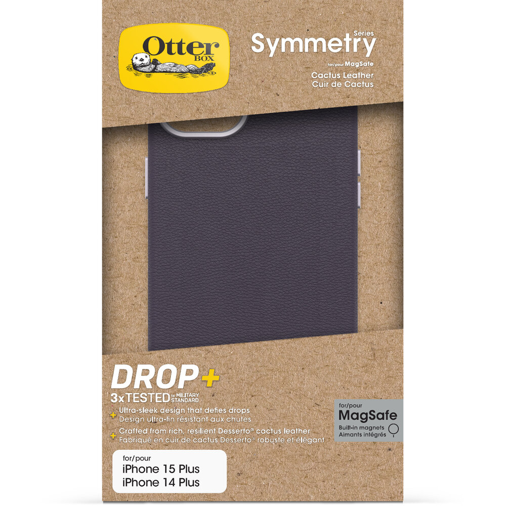 Otterbox OtterBox Symmetry iPhone 14 Plus Hülle Cactus Leder (Lila)