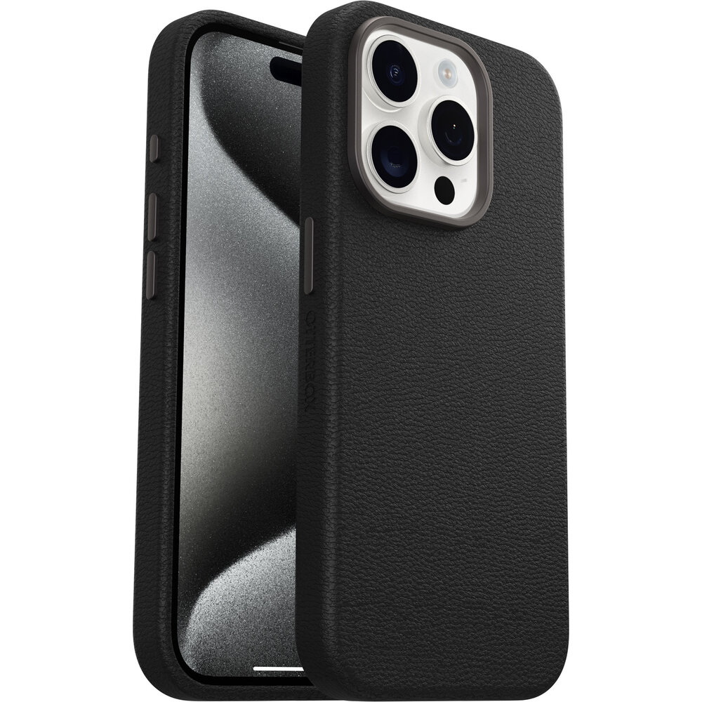 Otterbox OtterBox Symmetry iPhone 15 Pro Hülle Cactus Leder (Schwarz) Otterbox OtterBox Symmetry iPhone 15 Pro Hülle Cactus Leder (Schwarz)