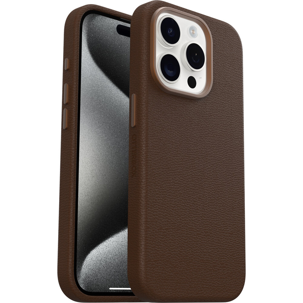 Otterbox OtterBox Symmetry iPhone 15 Pro Max Hülle Cactus Leder (bruin) Otterbox OtterBox Symmetry iPhone 15 Pro Max Hülle Cactus Leder (bruin)