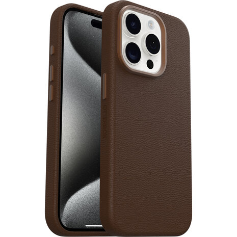 Otterbox OtterBox Symmetry iPhone 15 Pro Max Hülle Cactus Leder (bruin) Otterbox OtterBox Symmetry iPhone 15 Pro Max Hülle Cactus Leder (bruin)