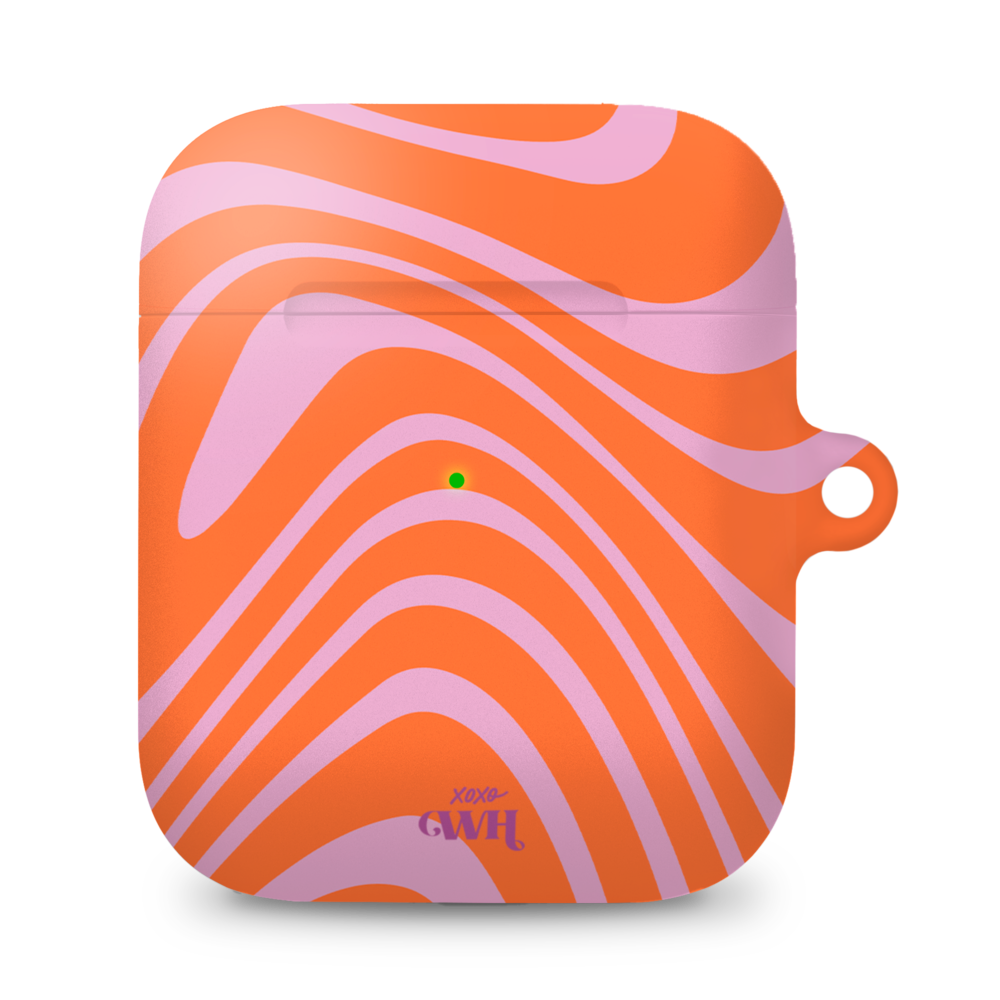 xoxo Wildhearts xoxo Wildhearts AirPods - Boogie Wonderland Orange Hülle xoxo Wildhearts xoxo Wildhearts AirPods - Boogie Wonderland Orange Hülle