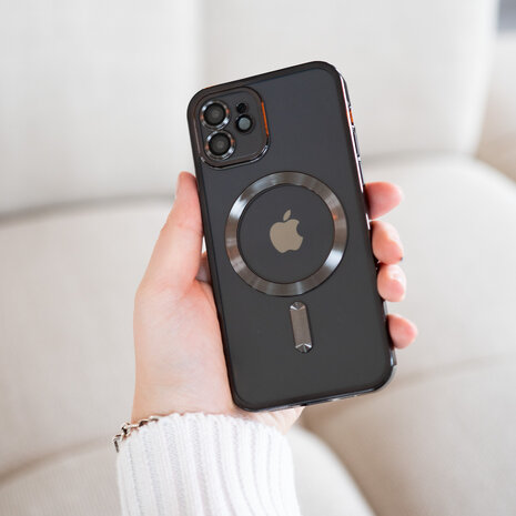 Coverzs Coverzs iPhone 12 Magsafe Hülle mit Kameraschutz (Schwarz) Coverzs Coverzs iPhone 12 Magsafe Hülle mit Kameraschutz (Schwarz)