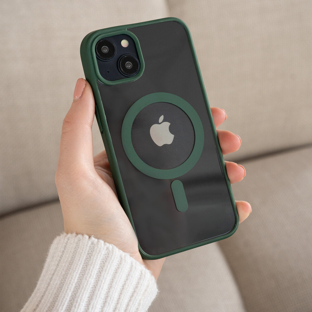 ShieldCase® ShieldCase iPhone 13 Magsafe Hülle Transparenter farbiger Rand (Grün) ShieldCase® ShieldCase iPhone 13 Magsafe Hülle Transparenter farbiger Rand (Grün)