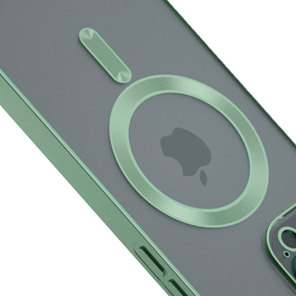 Coverzs Coverzs iPhone 14 Pro Magsafe Hülle mit Kameraschutz (Dunkelgrün) Coverzs Coverzs iPhone 14 Pro Magsafe Hülle mit Kameraschutz (Dunkelgrün)