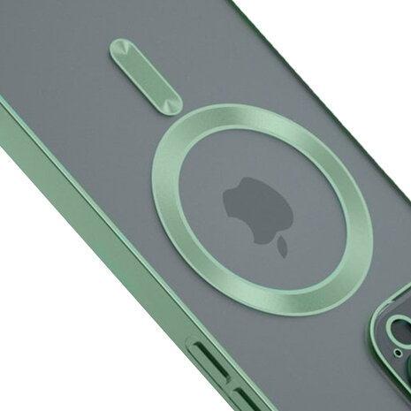 Coverzs Coverzs iPhone 14 Pro Magsafe Hülle mit Kameraschutz (Dunkelgrün) Coverzs Coverzs iPhone 14 Pro Magsafe Hülle mit Kameraschutz (Dunkelgrün)