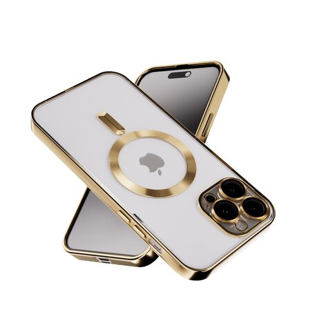 Coverzs Coverzs iPhone 14 Pro Magsafe Hülle mit Kameraschutz (Gold) Coverzs Coverzs iPhone 14 Pro Magsafe Hülle mit Kameraschutz (Gold)