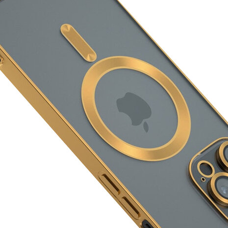 Coverzs Coverzs iPhone 14 Pro Magsafe Hülle mit Kameraschutz (Gold) Coverzs Coverzs iPhone 14 Pro Magsafe Hülle mit Kameraschutz (Gold)