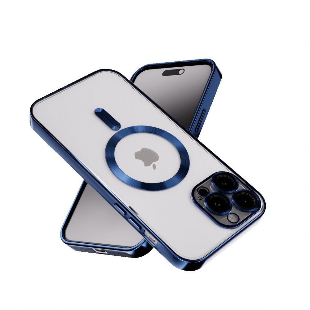 Coverzs Coverzs iPhone 14 Pro Magsafe Hülle mit Kameraschutz (Blau) Coverzs Coverzs iPhone 14 Pro Magsafe Hülle mit Kameraschutz (Blau)