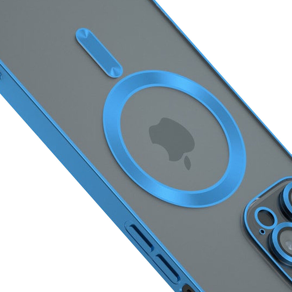 Coverzs Coverzs iPhone 14 Pro Magsafe Hülle mit Kameraschutz (Blau) Coverzs Coverzs iPhone 14 Pro Magsafe Hülle mit Kameraschutz (Blau)