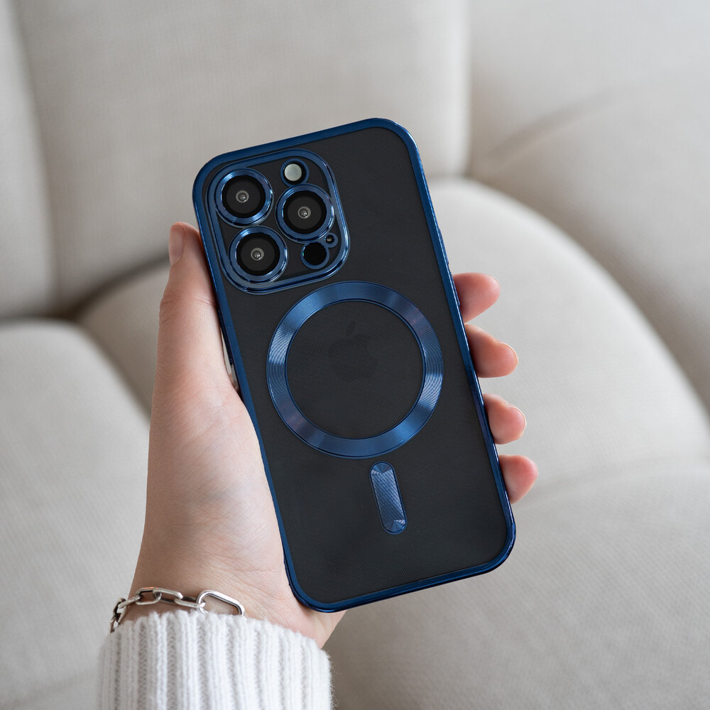Coverzs Coverzs iPhone 14 Pro Magsafe Hülle mit Kameraschutz (Blau) Coverzs Coverzs iPhone 14 Pro Magsafe Hülle mit Kameraschutz (Blau)