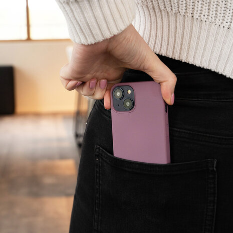 ShieldCase® ShieldCase iPhone 13 Silikonhülle (Lila Traube)