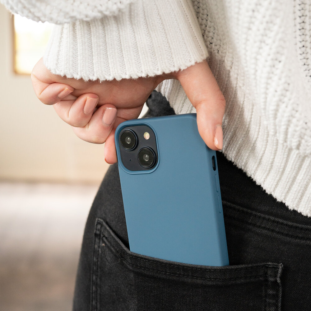 ShieldCase® ShieldCase iPhone 13 Silikonhülle (Dunkelblau)