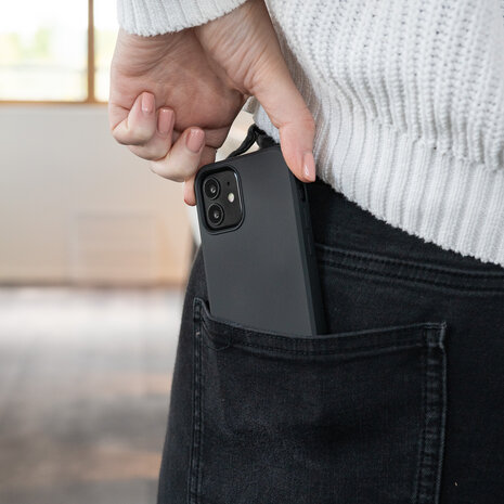 ShieldCase® ShieldCase iPhone 12 Silikon Case (schwarz)