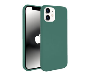 ShieldCase® iPhone 12 Silikon Case (dunkelgrün)