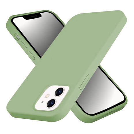 ShieldCase® ShieldCase iPhone 12 Silikon Case (hellgrün) ShieldCase® ShieldCase iPhone 12 Silikon Case (hellgrün)