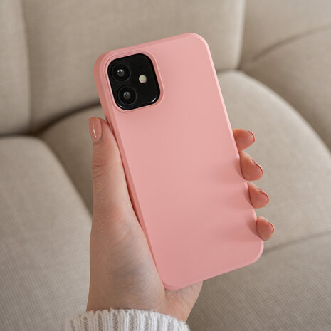 ShieldCase® ShieldCase iPhone 12 Silikon Case (rosa)