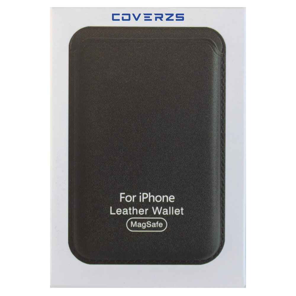 Coverzs Coverzs Luxus MagSafe Wallet (Schwarz) Coverzs Coverzs Luxus MagSafe Wallet (Schwarz)