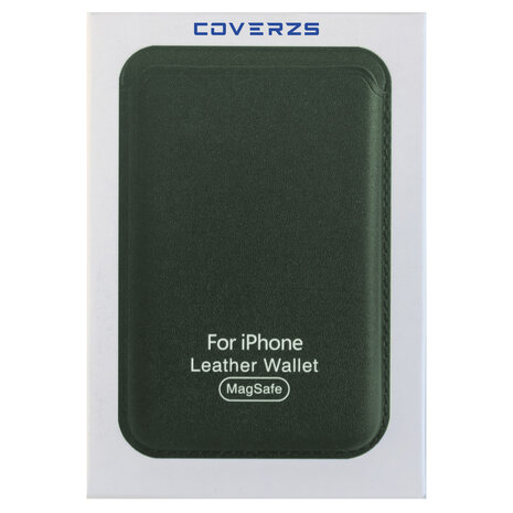 Coverzs Coverzs Luxus MagSafe Wallet (Dunkelgrün) Coverzs Coverzs Luxus MagSafe Wallet (Dunkelgrün)