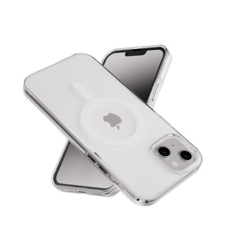 Coverzs Coverzs iPhone 12 Clear Metallic Hülle mit Magsafe (Silber) Coverzs Coverzs iPhone 12 Clear Metallic Hülle mit Magsafe (Silber)