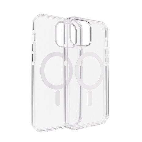 Coverzs Coverzs iPhone 13 Pro Max Clear Metallic Hülle mit Magsafe (Silber) Coverzs Coverzs iPhone 13 Pro Max Clear Metallic Hülle mit Magsafe (Silber)