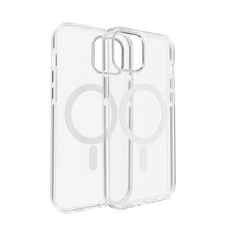 Coverzs Coverzs iPhone 15 Clear Metallic Hülle mit Magsafe (Silber) Coverzs Coverzs iPhone 15 Clear Metallic Hülle mit Magsafe (Silber)