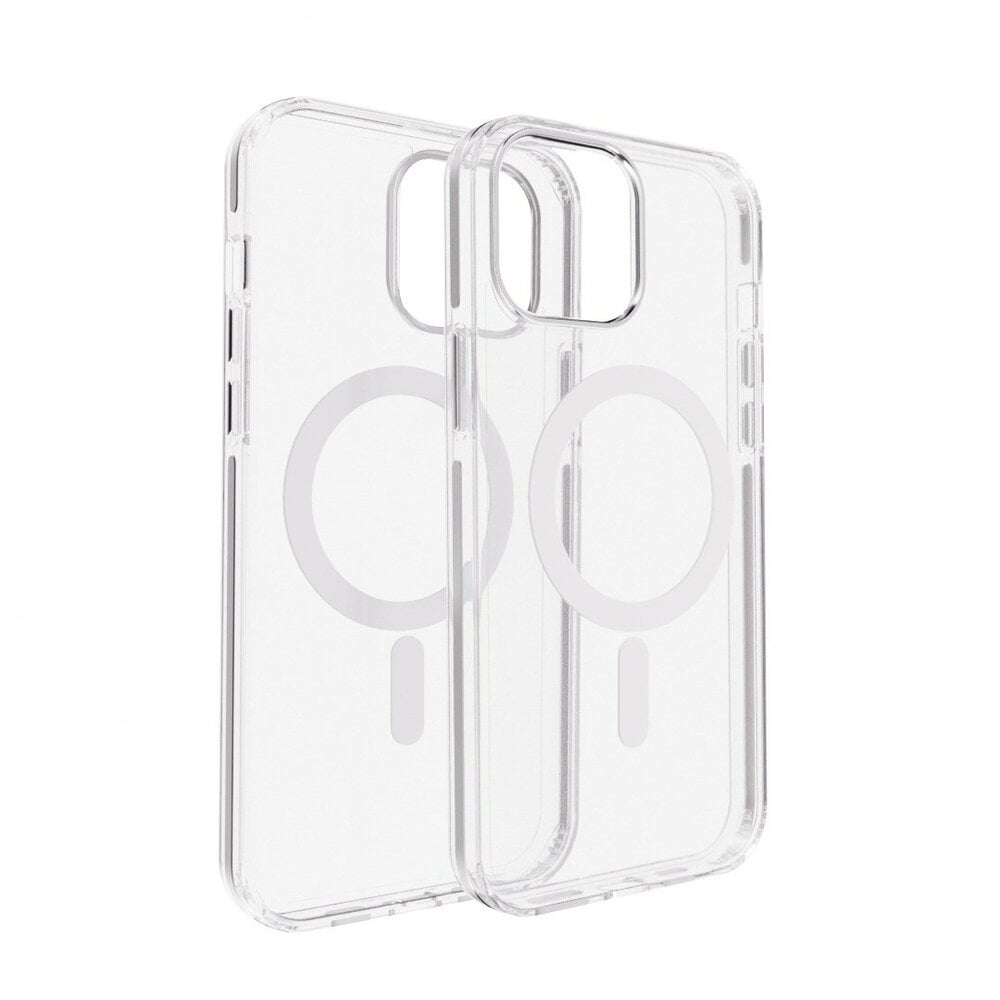 Coverzs Coverzs iPhone 15 Pro Max Clear Metallic Hülle mit Magsafe (Silber) Coverzs Coverzs iPhone 15 Pro Max Clear Metallic Hülle mit Magsafe (Silber)