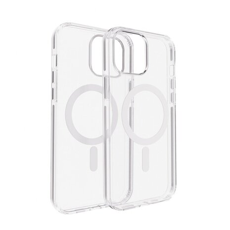 Coverzs Coverzs iPhone 15 Pro Max Clear Metallic Hülle mit Magsafe (Silber) Coverzs Coverzs iPhone 15 Pro Max Clear Metallic Hülle mit Magsafe (Silber)