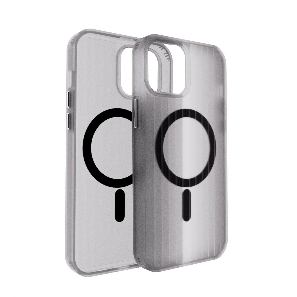 Coverzs Coverzs iPhone 12 Pro Wavy Hardcase mit Magsafe (Schwarz) Coverzs Coverzs iPhone 12 Pro Wavy Hardcase mit Magsafe (Schwarz)