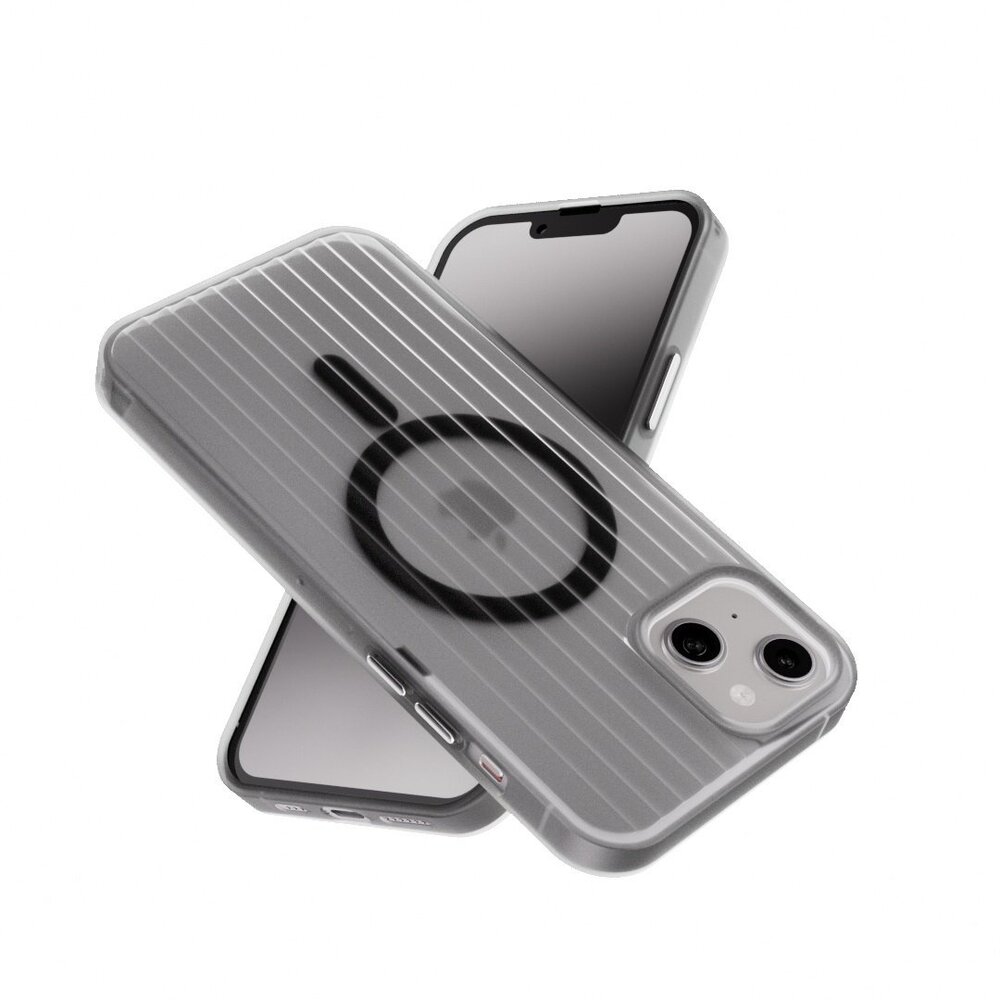 Coverzs Coverzs iPhone 14 Wavy Hardcase mit Magsafe (Schwarz) Coverzs Coverzs iPhone 14 Wavy Hardcase mit Magsafe (Schwarz)