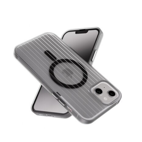 Coverzs Coverzs iPhone 15 Wavy Hardcase mit Magsafe (Schwarz) Coverzs Coverzs iPhone 15 Wavy Hardcase mit Magsafe (Schwarz)