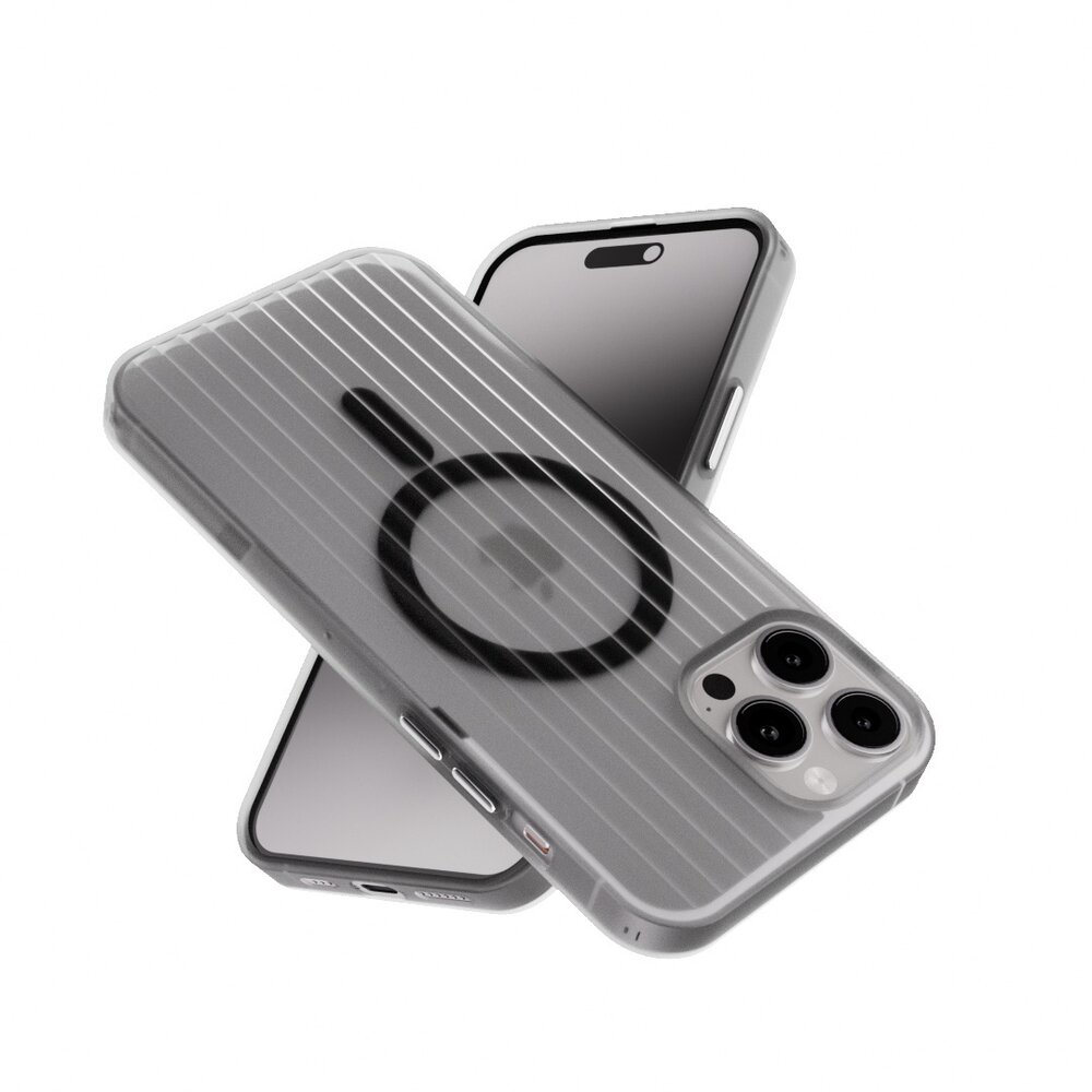 Coverzs Coverzs iPhone 15 Pro Wavy Hardcase mit Magsafe (Schwarz) Coverzs Coverzs iPhone 15 Pro Wavy Hardcase mit Magsafe (Schwarz)