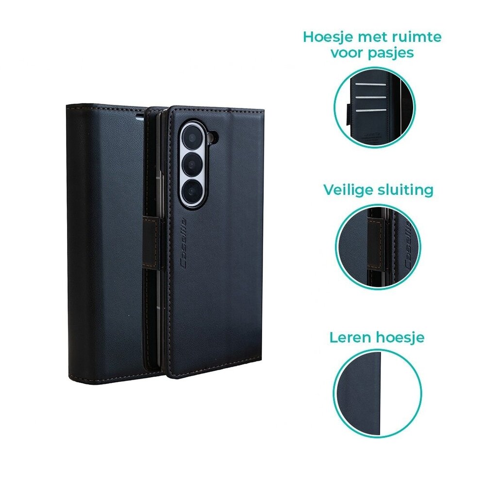 ShieldCase® ShieldCase Samsung Galaxy Z Fold 6 Buchhülle aus Leder (Schwarz) ShieldCase® ShieldCase Samsung Galaxy Z Fold 6 Buchhülle aus Leder (Schwarz)