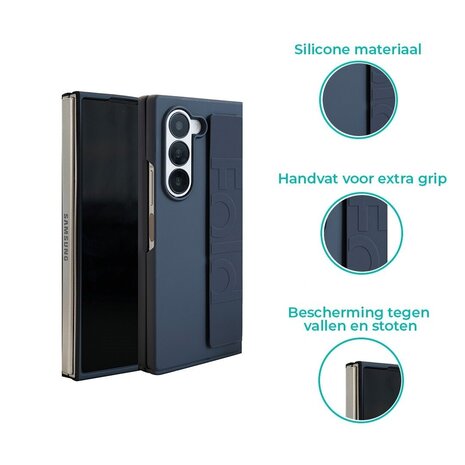 ShieldCase® ShieldCase Samsung Galaxy Z Fold 6 Silikonhülle mit Tragegriff (Dunkelblau) ShieldCase® ShieldCase Samsung Galaxy Z Fold 6 Silikonhülle mit Tragegriff (Dunkelblau)