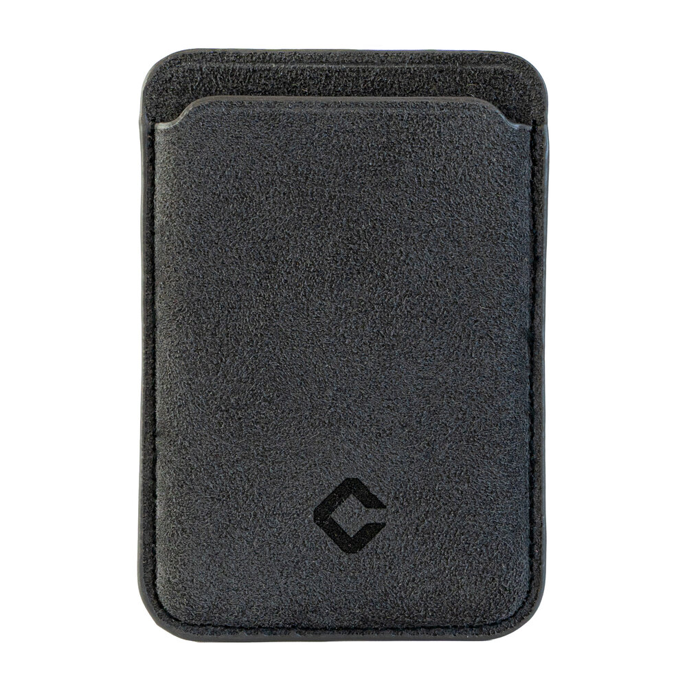 Coverzs Coverzs Alcantara MagSafe Wallet (Schwarz)