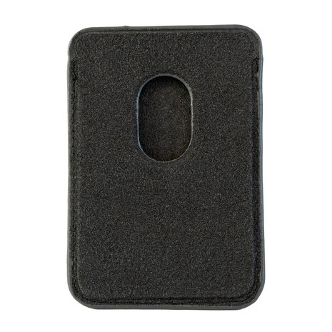 Coverzs Coverzs Alcantara MagSafe Wallet (Schwarz)