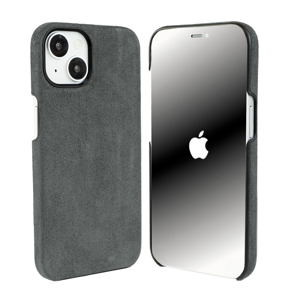 Coverzs Coverzs iPhone 15 Alcantara MagSafe Hülle (Grau) Coverzs Coverzs iPhone 15 Alcantara MagSafe Hülle (Grau)