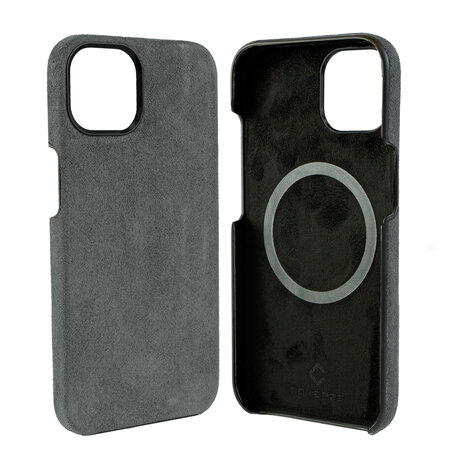 Coverzs Coverzs iPhone 15 Alcantara MagSafe Hülle (Grau) Coverzs Coverzs iPhone 15 Alcantara MagSafe Hülle (Grau)