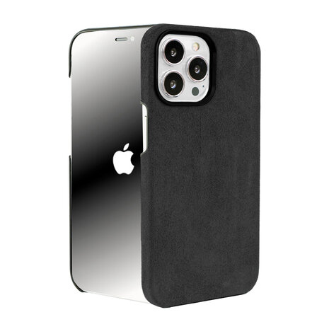 Coverzs Coverzs iPhone 15 Pro Alcantara MagSafe Hülle (Schwarz) Coverzs Coverzs iPhone 15 Pro Alcantara MagSafe Hülle (Schwarz)