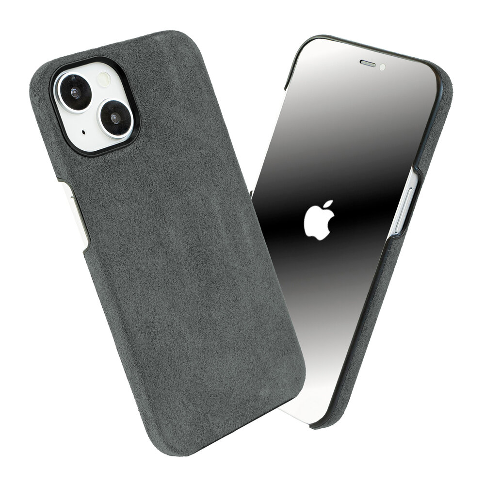 Coverzs Coverzs iPhone 14 Alcantara MagSafe Hülle (Grau) Coverzs Coverzs iPhone 14 Alcantara MagSafe Hülle (Grau)