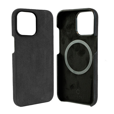 Coverzs Coverzs iPhone 13 Pro Max Alcantara MagSafe Hülle (Schwarz) Coverzs Coverzs iPhone 13 Pro Max Alcantara MagSafe Hülle (Schwarz)