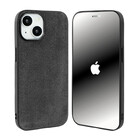 Coverzs Coverzs iPhone 15 Alcantara & TPU MagSafe Hülle (Schwarz)