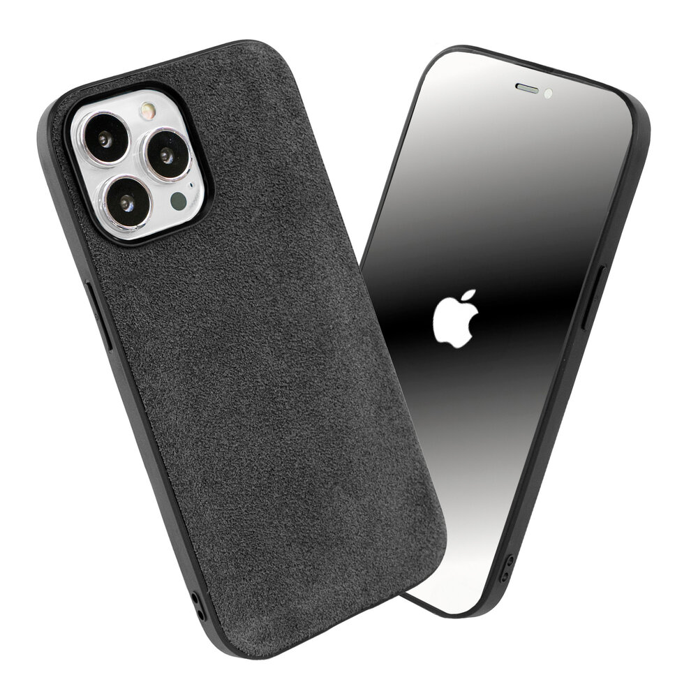 Coverzs Coverzs iPhone 14 Pro Max Alcantara & TPU MagSafe Hülle (Schwarz) Coverzs Coverzs iPhone 14 Pro Max Alcantara & TPU MagSafe Hülle (Schwarz)