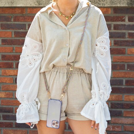 xoxo Wildhearts xoxo Wildhearts iPhone 11 Lila Hülle mit Rainbow Vibes Kordel xoxo Wildhearts xoxo Wildhearts iPhone 11 Lila Hülle mit Rainbow Vibes Kordel