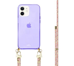 xoxo Wildhearts iPhone 12 Lila Hülle mit Rainbow Vibes Kordel xoxo Wildhearts iPhone 12 Lila Hülle mit Rainbow Vibes Kordel