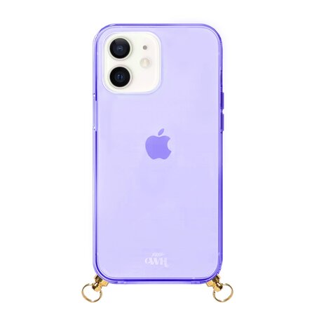 xoxo Wildhearts xoxo Wildhearts iPhone 12 Lila Hülle mit Rainbow Vibes Kordel xoxo Wildhearts xoxo Wildhearts iPhone 12 Lila Hülle mit Rainbow Vibes Kordel