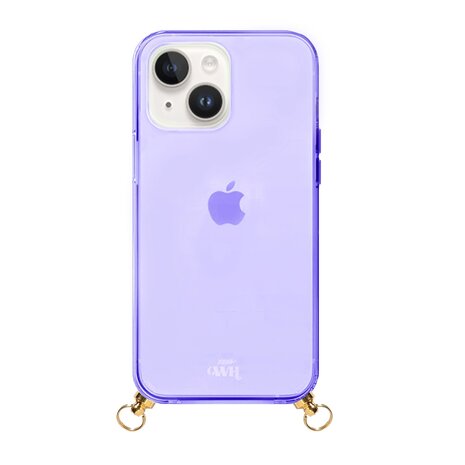 xoxo Wildhearts xoxo Wildhearts iPhone 15 Lila Hülle mit Rainbow Vibes Kordel xoxo Wildhearts xoxo Wildhearts iPhone 15 Lila Hülle mit Rainbow Vibes Kordel