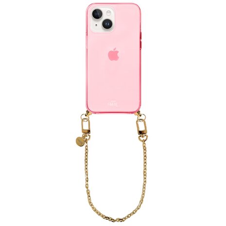 xoxo Wildhearts xoxo Wildhearts iPhone 15 Rosa Hülle  mit kurzer Dreamy Kordel xoxo Wildhearts xoxo Wildhearts iPhone 15 Rosa Hülle  mit kurzer Dreamy Kordel