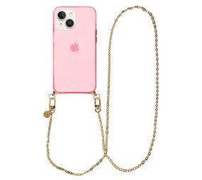 xoxo Wildhearts iPhone 15 Rosa Hülle  mit langer Dreamy Kordel xoxo Wildhearts iPhone 15 Rosa Hülle  mit langer Dreamy Kordel