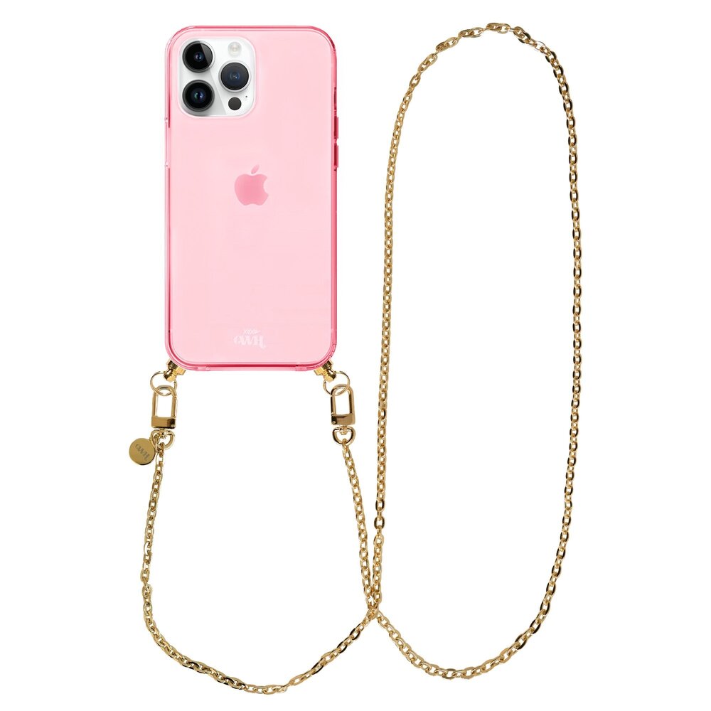 xoxo Wildhearts xoxo Wildhearts iPhone 15 Pro Max Rosa Hülle  mit langer Dreamy Kordel xoxo Wildhearts xoxo Wildhearts iPhone 15 Pro Max Rosa Hülle  mit langer Dreamy Kordel